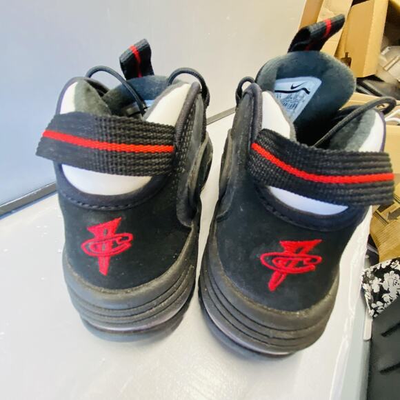 Nike Air Max Penny 1 Shoes Youth Size 6Y 7.5 women White Red Hardaway 315519-007 - Picture 6 of 9